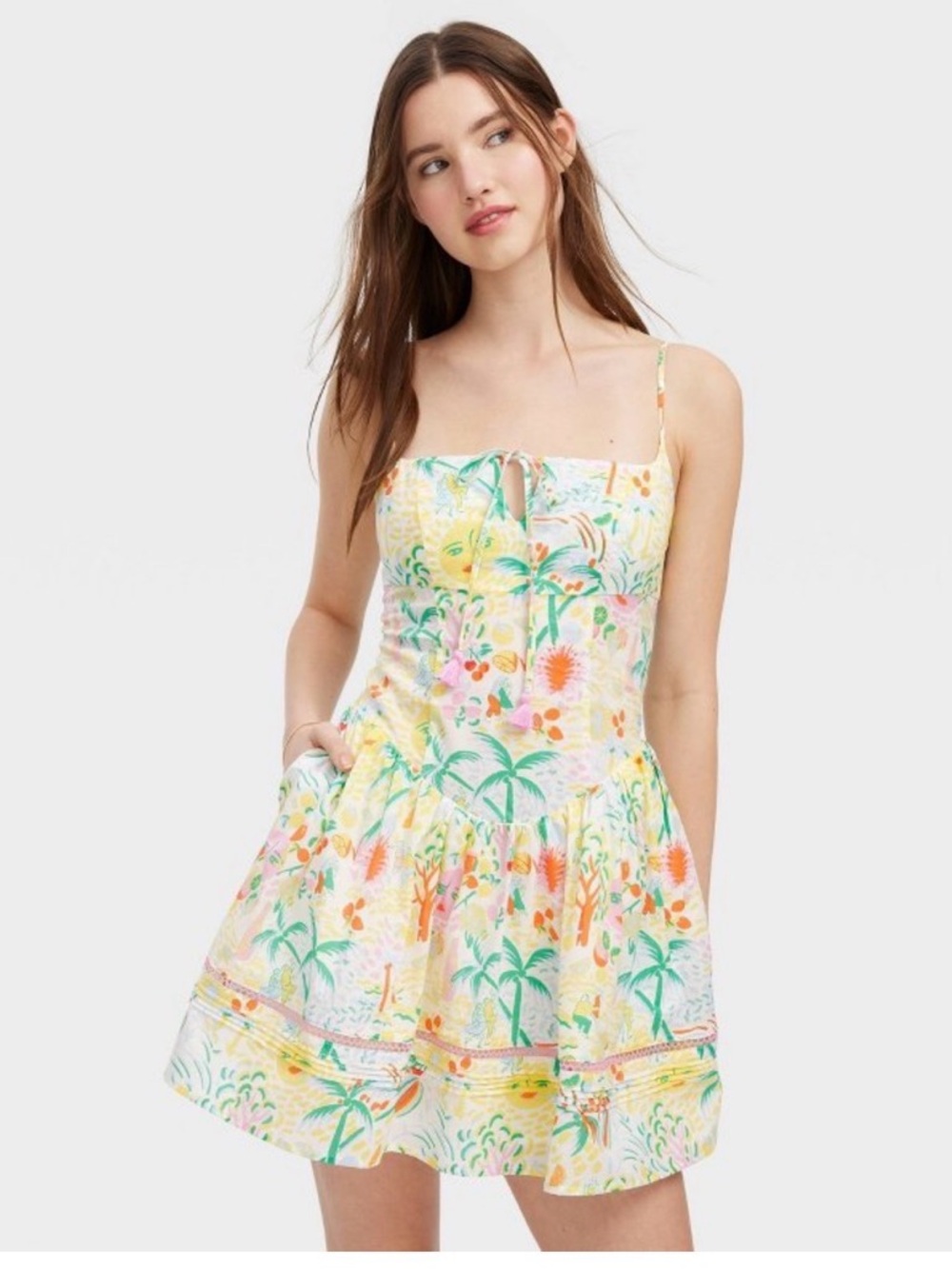 Roller Rabbit X Target Drop Waist Mini Dress